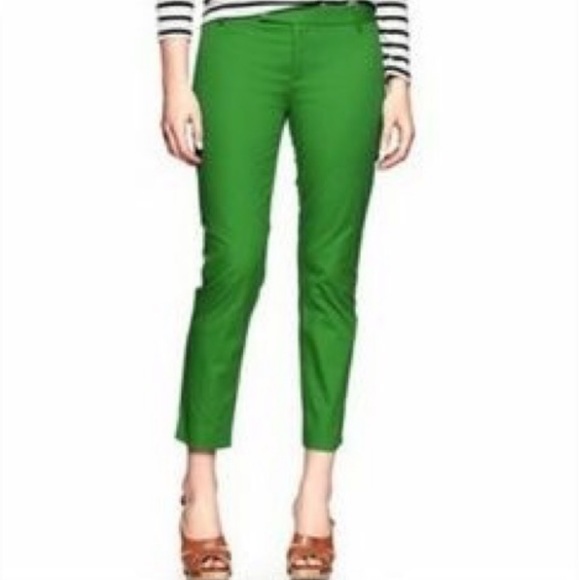 gap slim cropped pants